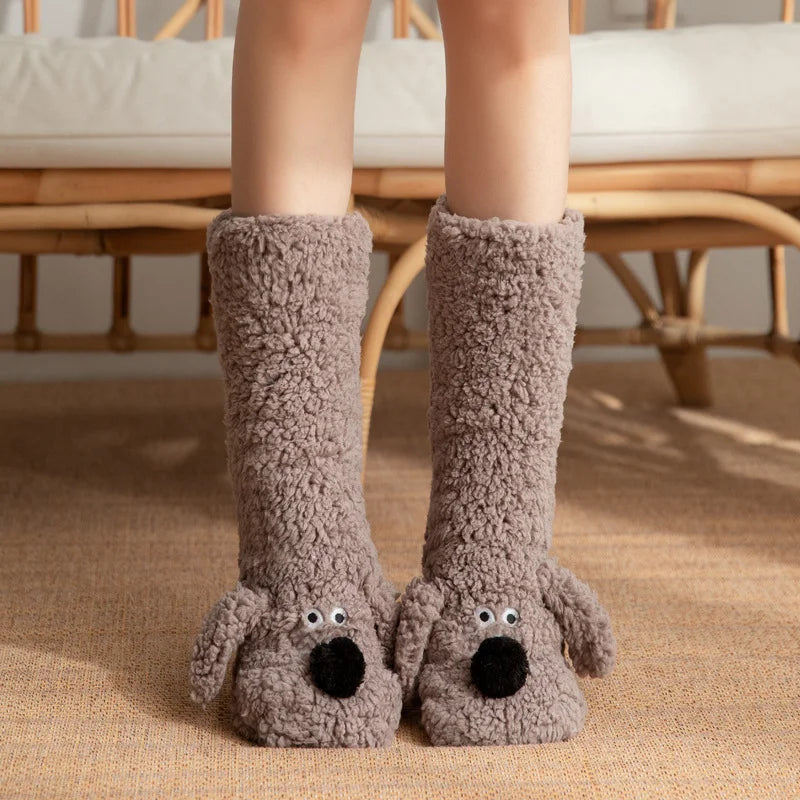 2026 New 3D Animal Plush Floor Socks🧦
