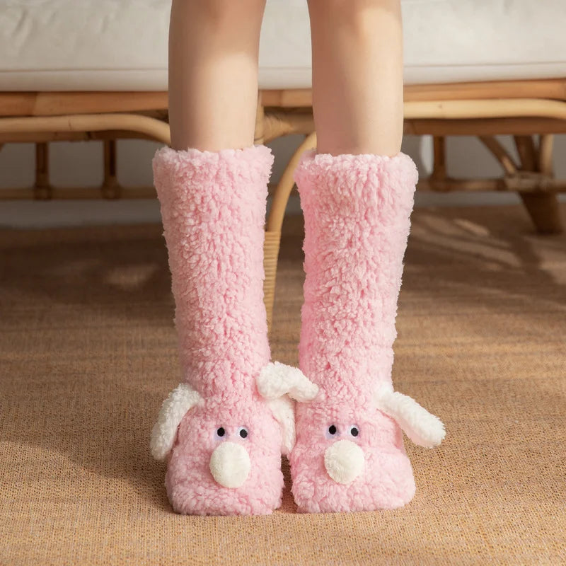 2026 New 3D Animal Plush Floor Socks🧦