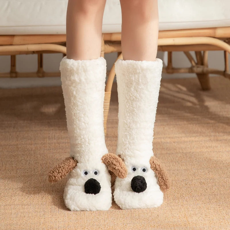 2026 New 3D Animal Plush Floor Socks🧦